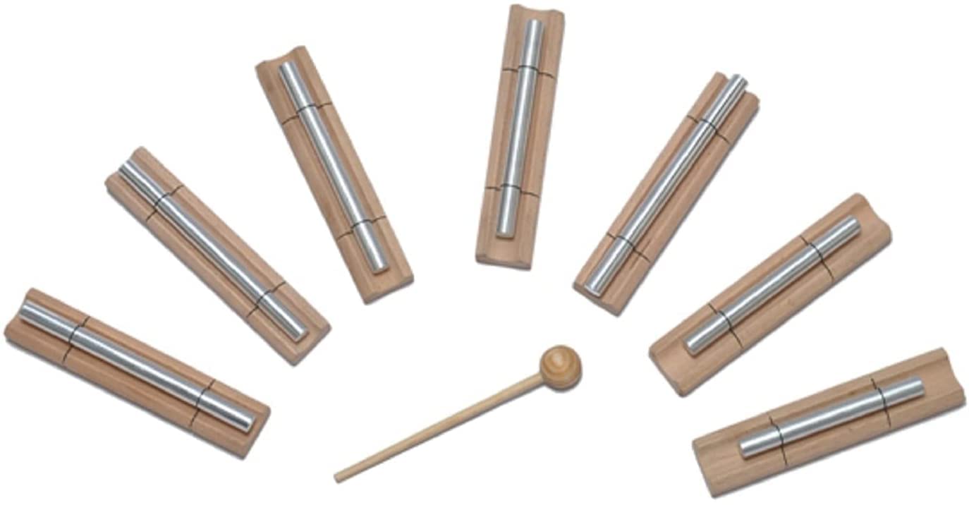 Tuningforkshop 7 Chakra Energy Bar Chime for Healing Sound Therapy