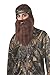 Rubie's Costume Men's Duck Hunting Season Adult Brown Wig and Beard Set