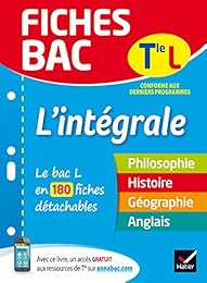 Fiches bac L'intégrale Tle L: le bac L en 180 fiches de révision