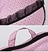 Combination of Life Portable Protect Bra Underwear Lingerie Case without Mesh Pocket Travel Organizer Pink Spotty