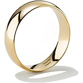 NOKMIT 2mm 4mm 6mm Gold Wedding Bands for Women Men Dainty Gold Silver Tungsten Cigar Band Rings Thumb Pinky Ring High Polish Non Tarnish Comfort Fit Size 4-12