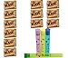 RAW Pre-Rolled Filter Tips for Cigarette Rolling (21 Pack x 12 = 252 Tips) | Natural & Unrefined | Bundle with 4 Koala Doob Tubes