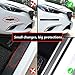 Door Entry Guards Scratch Cover Protector Paint Threshold Guard,Carbon Fiber Silver Edge car Bumper Door Guard/Rear Bumper Guard Scratch Scratch Protection Strip 100% Waterproof(width5CM long2.5M)…