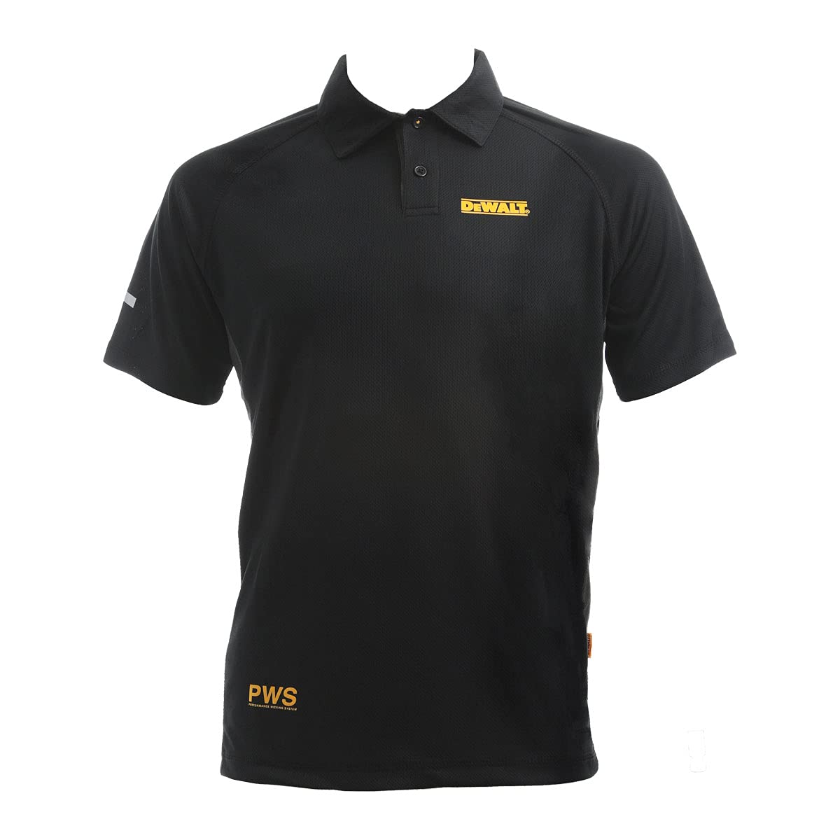 DEWALT Performance Wicking Pws Polo Shirt XL Black