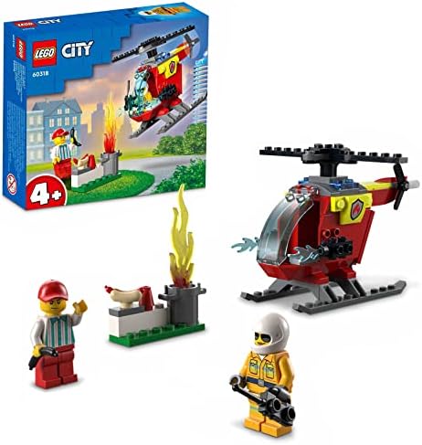 LEGO 60318 City Helicóptero de Bomberos,