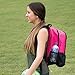 Athletico Youth Soccer Bag - Soccer Backpack & Bags for Basketball, Volleyball & Football | Includes Separate Cleat and Ball Compartment (Pink)