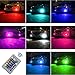 EEEKit 2Pcs 12V 27SMD 5050 Multi-Color RGB LED Fog Lights Driving Bulbs Remote H8/H11