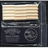 Savinelli 9mm Balsa Wood Pipe Filters 30 Pack | Italian Balsa Filters for 9mm Pipes