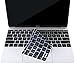MOSISO Silicone Keyboard Cover Protective Skin Compatible with MacBook Pro 13 inch 2017 & 2016 Release A1708 Without Touch Bar, MacBook 12 inch A1534, Hollow Black