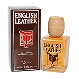 Dana English Leather Authentic Eau de Cologne Splash for Men, 8 Ounce