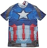 Marvel Captain America Iron Man Deadpool Mens Costume Tees (Multiple Styles)