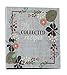 Meadowsweet Kitchens Recipe Card Holder Cookbook Mini 2 Ring Binder Organizer - Recipe Binder Cook Book w/ 25 4 x 6 Cards, 50 Clear Card Sleeves, & 9 Card Dividers (Fabric Covered, Vintage Flowers)