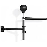 Wall Mount Boxing Spinning Bar Reflex Training Equipment with Punching Bag for Boxing, Kickboxing, MMA, Fitness