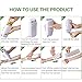 GULUBO Electric Depilatory Wax Heater Hair Removal Kit with 2 Hard Depilatory Wax & Paper, Portable Wax Warmer for Travel