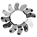 ShoppeWatch 12 Pairs Baby Toddler Socks with Grips Anti Slip Non Skid Boys 2T BBSK38B