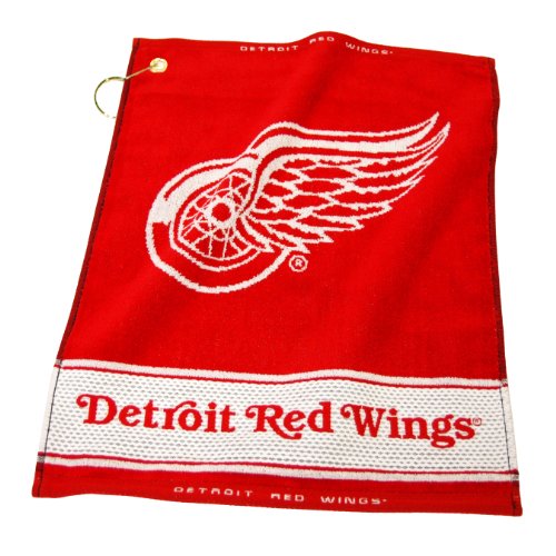 NHL Detroit Red Wings Jacquard Woven Golf Towel