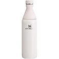 Stanley All Day Slim Bottle 20 oz | Leakproof Twist on Lid | Slim Design for Travel and Gym | Insulated Stainless Steel Water Bottle | BPA-Free | Rose Quartz Gloss