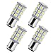 4 X BA15D 5050 27-SMD LED Super White Car Marine Boat RV Camper Light 1142 1076