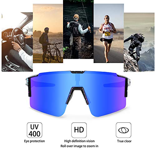 DUDUKING Fietsbril Gepolariseerde Zonnebril met 3 Verwisselbare bril UV400 Bescherming voor Mannen en Vrouwen, voor… - Image 6