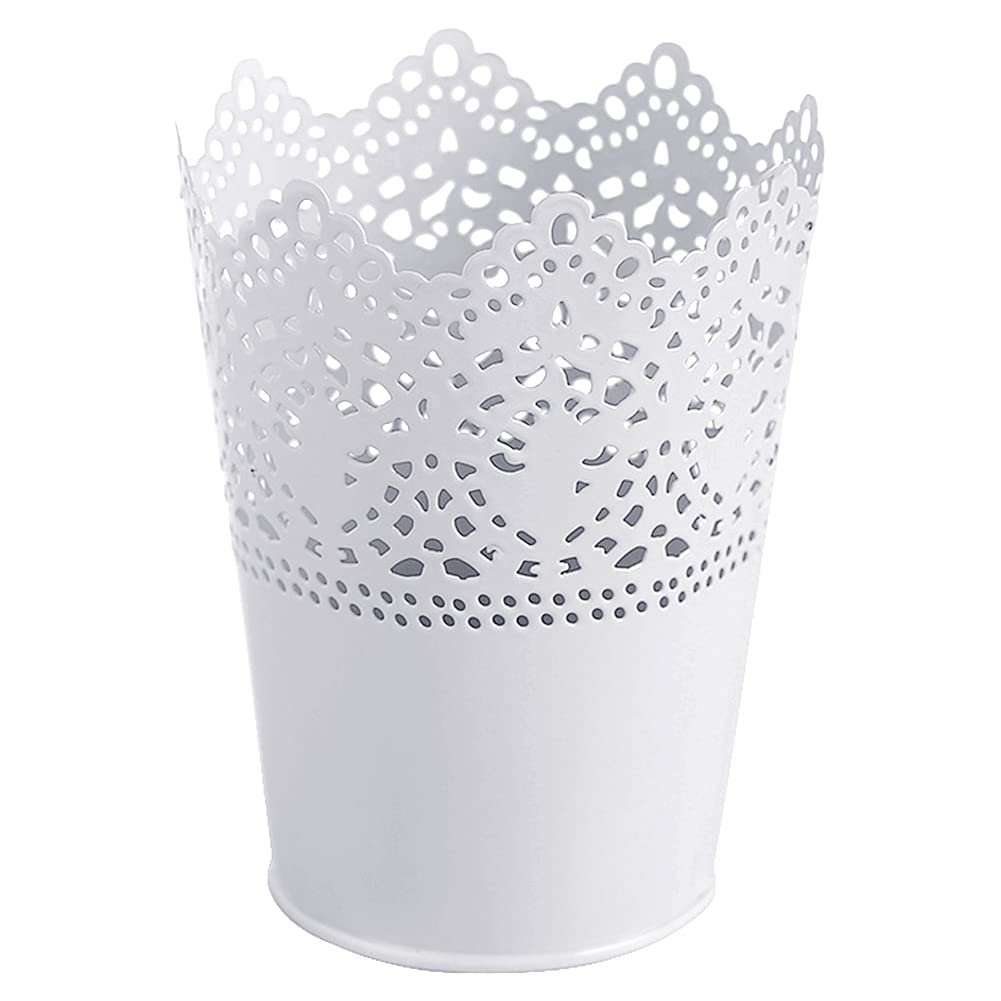 LICHENGTAI Pen Holder Cup Set, Hollow Flower Pencil Pots for Desk Office Make up Brush Storgae Organizer Makeup Brush Holder Stationary Pot Pen Pencil Holder Multiple Colors