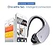 Global-store Q2 Bluetooth Headphones V4.1 Wireless Bluetooth Headset Earphones Noise Cancelling Sweatproof Earbuds With Mic for iPhone,iPad iPod,Samsung LG, and Other Bluetooth Device（Sliver）
