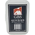 G.B.S Alum Block All Natural Deodorant- After Shave Soothing An Essential For Every Wet Shaver Remedy For Nicks cuts caused By shaving Pack of 1 (Alum Block All Natural Deodorant With Case)