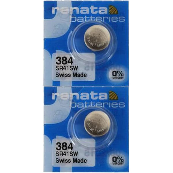 Pile Montre Renata 384 / SR41SW / AG3 | 1,5V - Pile Bouton Swiss Made
