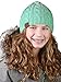 Funky Junque’s CC Girls Cable Knit Beanie – Warm Unisex Hat – Kids Winter Cap