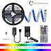 HitLights RGB LED Light Strip Kit, 16.4 Feet - Includes Power Supply and Controller. 150 LEDs, 12V DC