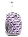 Tilami New Antifouling Design 18 Inch Oversized Load Multi-Compartment Wheeled Rolling Backpack Luggage for Kids (Daffodils)