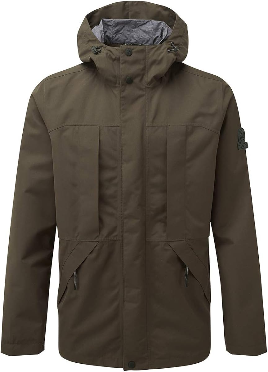 TOG 24 Dawson Long Waterproof Jacket for Men in a CottonLook Casual