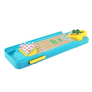 Toyvian Gioco Da Mini Bowling Gioco Da Tavolo In Legno Set