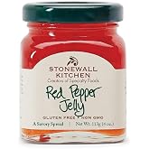 Stonewall Kitchen Gourmet Mini Red Pepper Jelly, Perfect for Appetizers, Bright and Flavorful Sweet Red Peppers, Made in USA, Comes in Beautiful Jar, 4 oz.