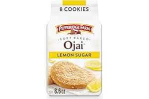 Pepperidges Farms Soft Baked Ojai Lemon Sugar Cookies, 8.6 Oz Bag w/JS REDHOK DEALZ Sticker