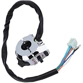 Motorcycle Handlebar Switch 22mm Turn Horn Light Control Multi Function Switch Compatible with Most Motorcycles for Easy Installation and Performance