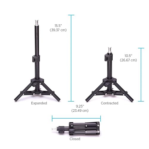 Fovitec 2-Light Table Top Fluorescent Lighting Kit, 6
