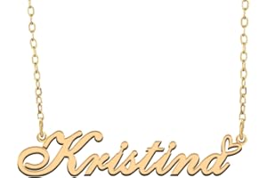 RONKAHSHOW Custom Name Necklace Customized Personalized Pendant Name Necklace with Heart Name Necklace for Women Best Gift for Girl Birthday Mother’day Christmas wedding