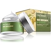 Spring Nahal Night Face Cream with Olive, Jojoba & Avocado Oils - Nourishing Night Moisturizer with Vitamin C & E - For Dry, Tired Skin - 50ml / 1.7 fl oz