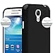 Cadorabo Case Compatible with Samsung Galaxy S4 Mini in Jelly Black - Shockproof and Scratch Resistant TPU Silicone Cover - Ultra Slim Protective Gel Shell Bumper Back Skin