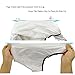 Starly Mens Cotton Disposable Underwear Panties Handy Briefs for Travel Fitness White (10pk) (M)