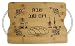 Challah Board Wood with Stainless Steel Handles and Decorated for Shabbat and Jewish Holiday