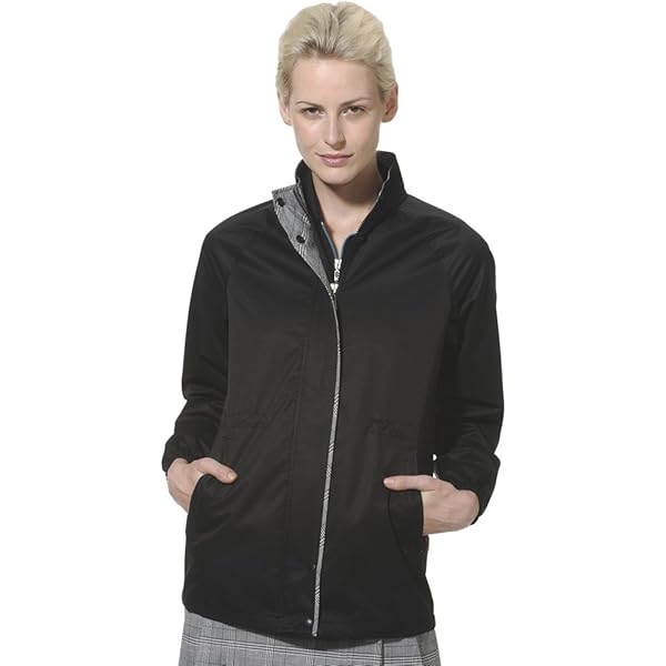 J Lindeberg Womens Keisha Full Zip Hybrid Hoodie Golf Jacket