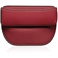 MZYLW Car Seat Gap Storage Organizer for Mercedes Benz GLC 200 200d 220d 260 300 300d 300e 300de 400d Seat Side Gap Filler Leak Proof Storage Organizer Leather Console Side Pocket Storage Box,Red