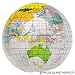 Rhode Island Novelty 12 Inch Clear Globe Inflate Beach Ball | Pack of 12