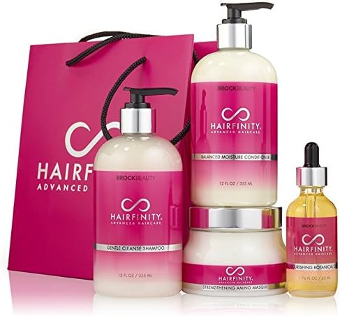 Brockbeauty New Hairfinity Hair Growth Shampoo, Conditioner, Oil & Masque Set