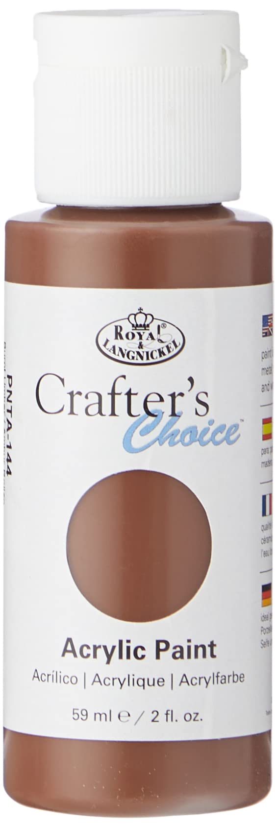 Royal & Langnickel Burnt Umber Acrylic Paint - 59ml โ image 1