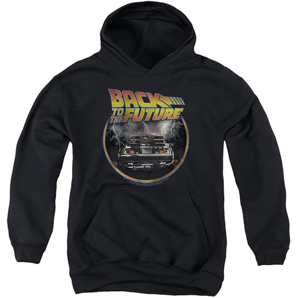 Amazon.com: Back to The Future Back Unisex Youth Pull-Over Hoodie