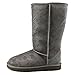 UGG Kids Girl's Classic Tall (Big Kid) Grey, 6 Big Kid M