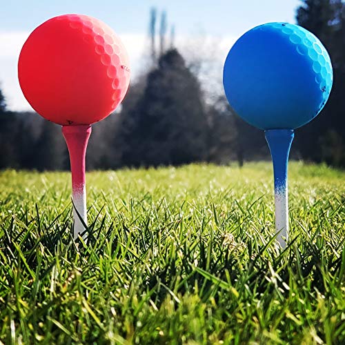 50 of The Most Vibrant Pink Plastic Golf Tees - Multiple Colors to Choose – Extremely Durable - Color Coordinate Any Outfit with These Stunning Tees - 50ct / 3.25in