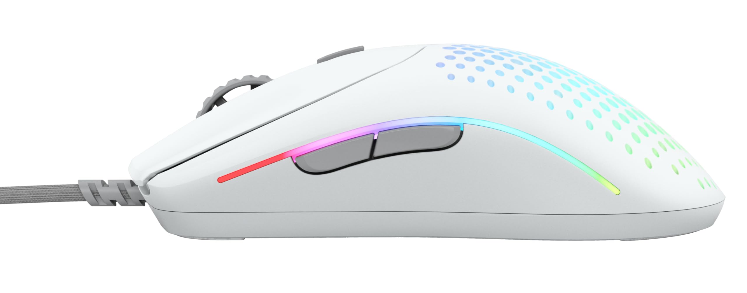 GLORIOUS Gaming Model O 2 Wired Gaming Mouse – ultraleichte 59 g, FPS, 26.000 DPI, Motion-Sync, auf 80 Mio. Klicks ausgelegte Schalter, 6 programmierbare Tasten, beidhändig, RGB, PTFE-Füße – Weiß 4